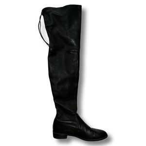 Stuart Weitzman black leather boots